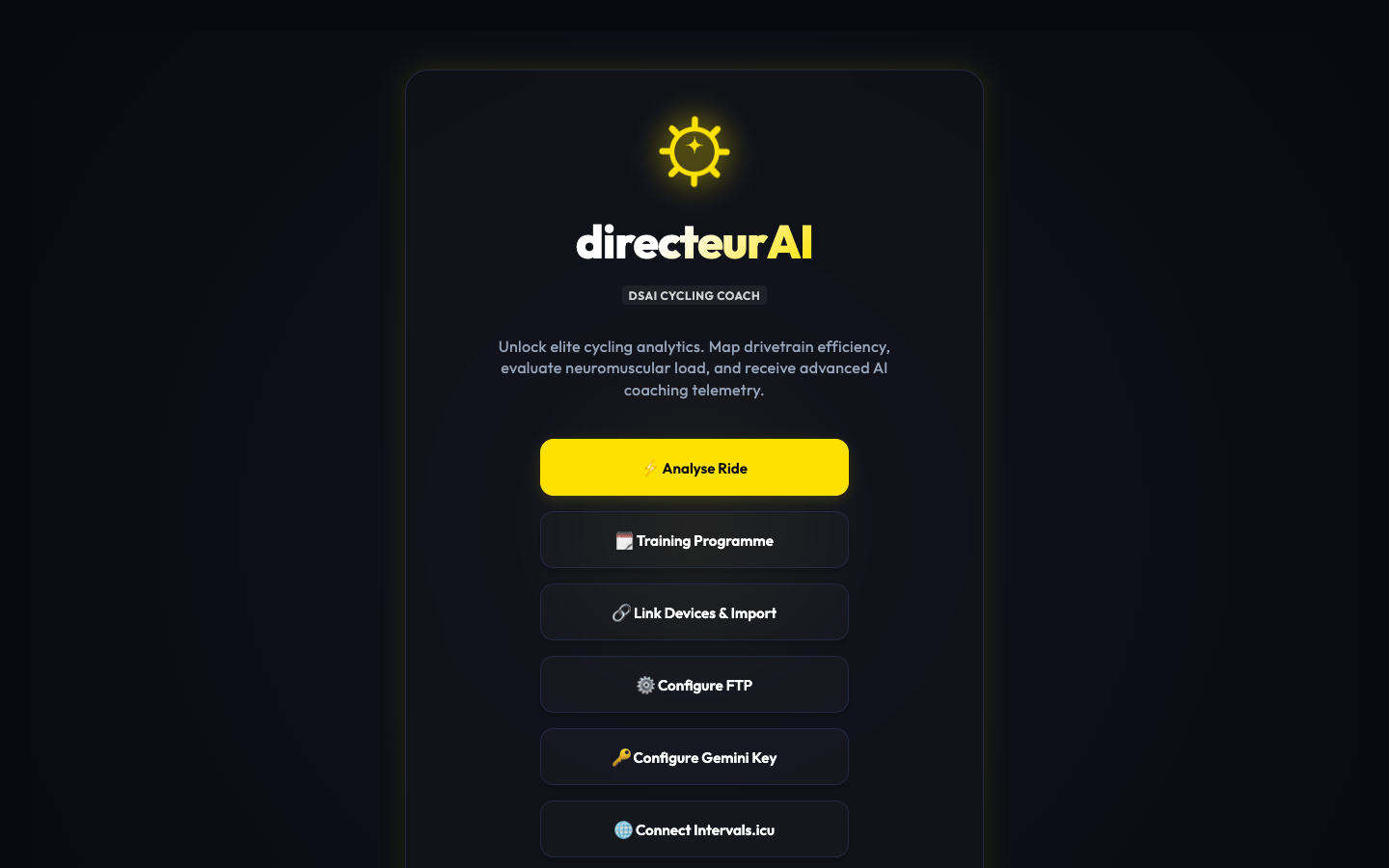Landing Screen Layout